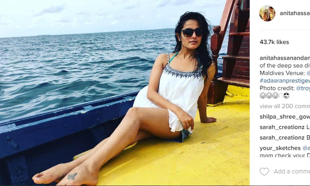 Anita Hassanandani's bikini pics from Maldives