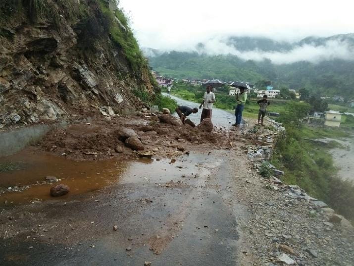 Debris off the road