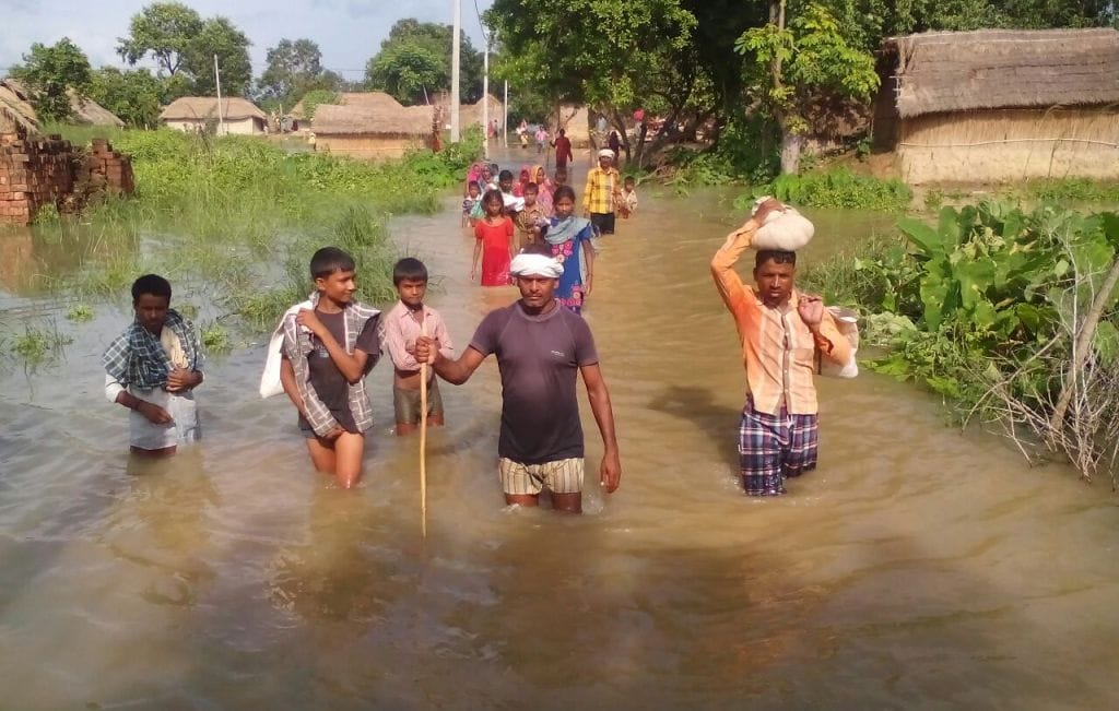 water level up, condition critical