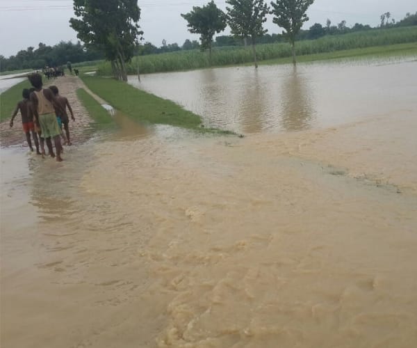  flood in bahraich in Uttar Pradesh.