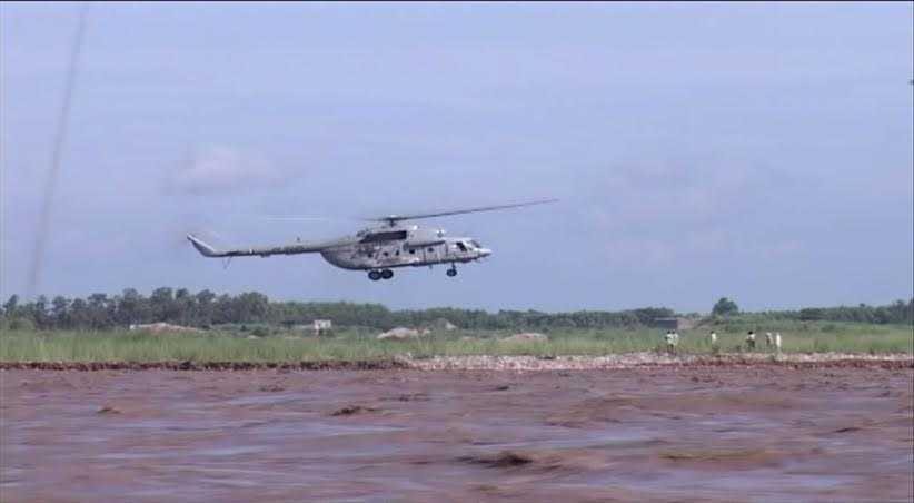 indian airforce rescue operation yamuna river of yamunanagar to save people life
