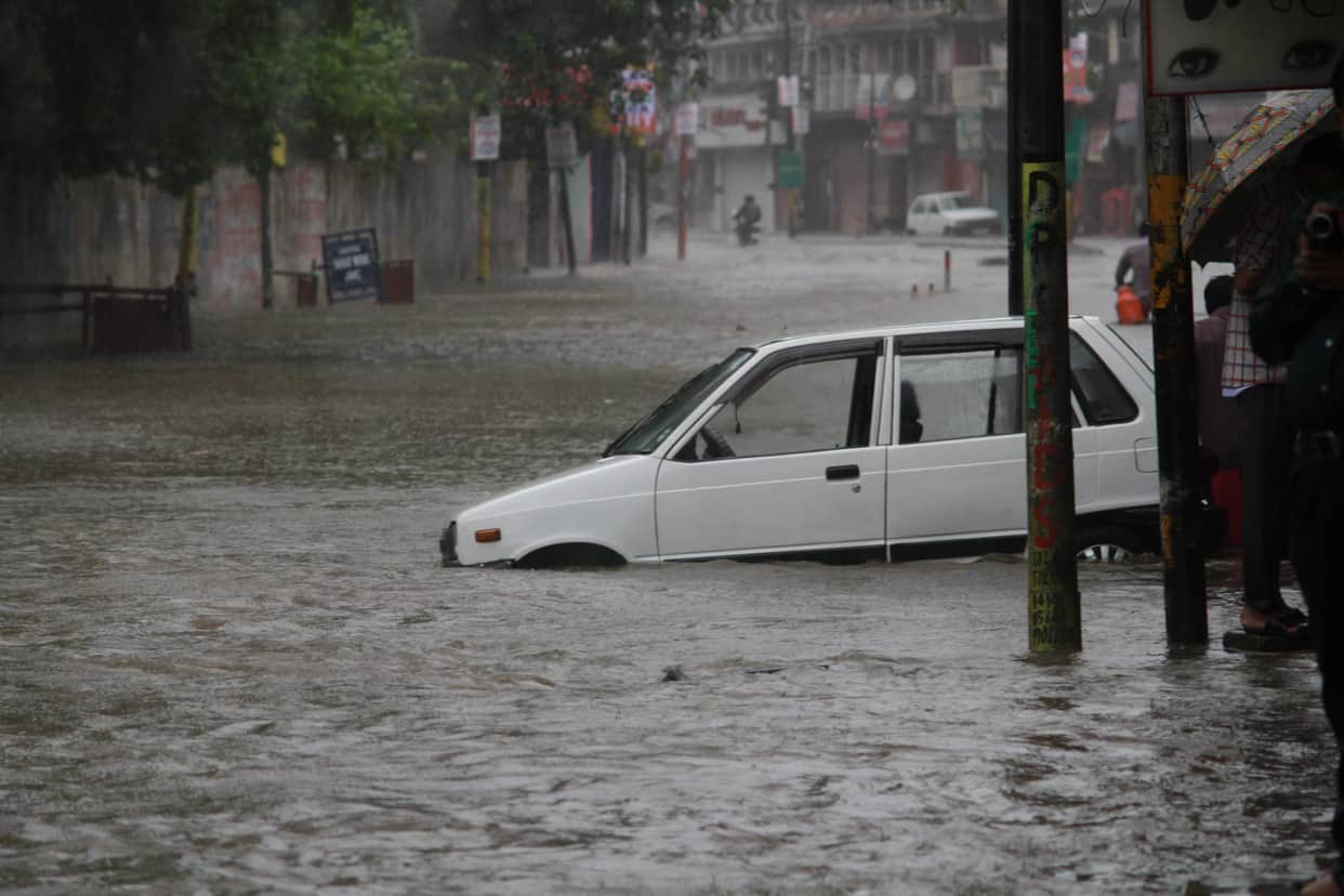 Heavy rains in Jammu