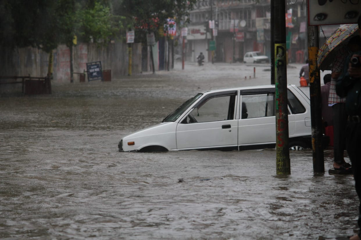 Heavy rains in Jammu