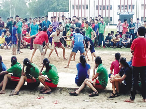  students of the district participated in kabaddi competition