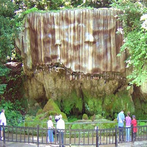 mysterious well turns everything into stone