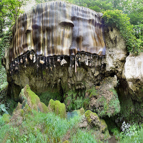 mysterious well turns everything into stone