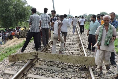 railway get alerted after the accident in varanasi