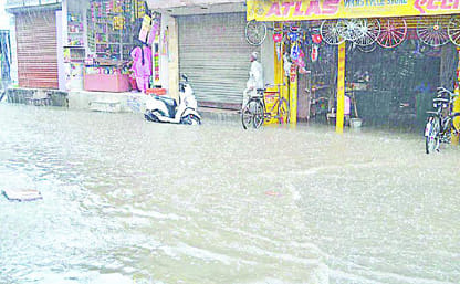 The two-hour rain increased tension