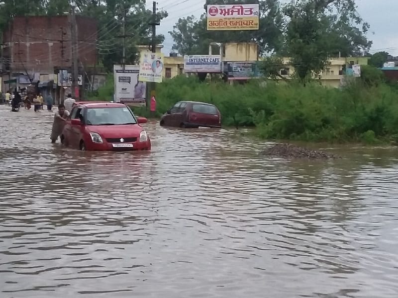 rain, pathankot rain, four hour rain in pathankot, pathankot, amritsar