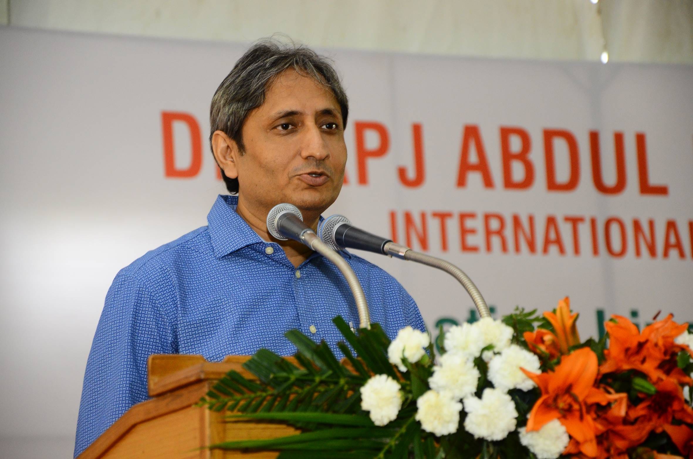 ravish kumar visits lucknow