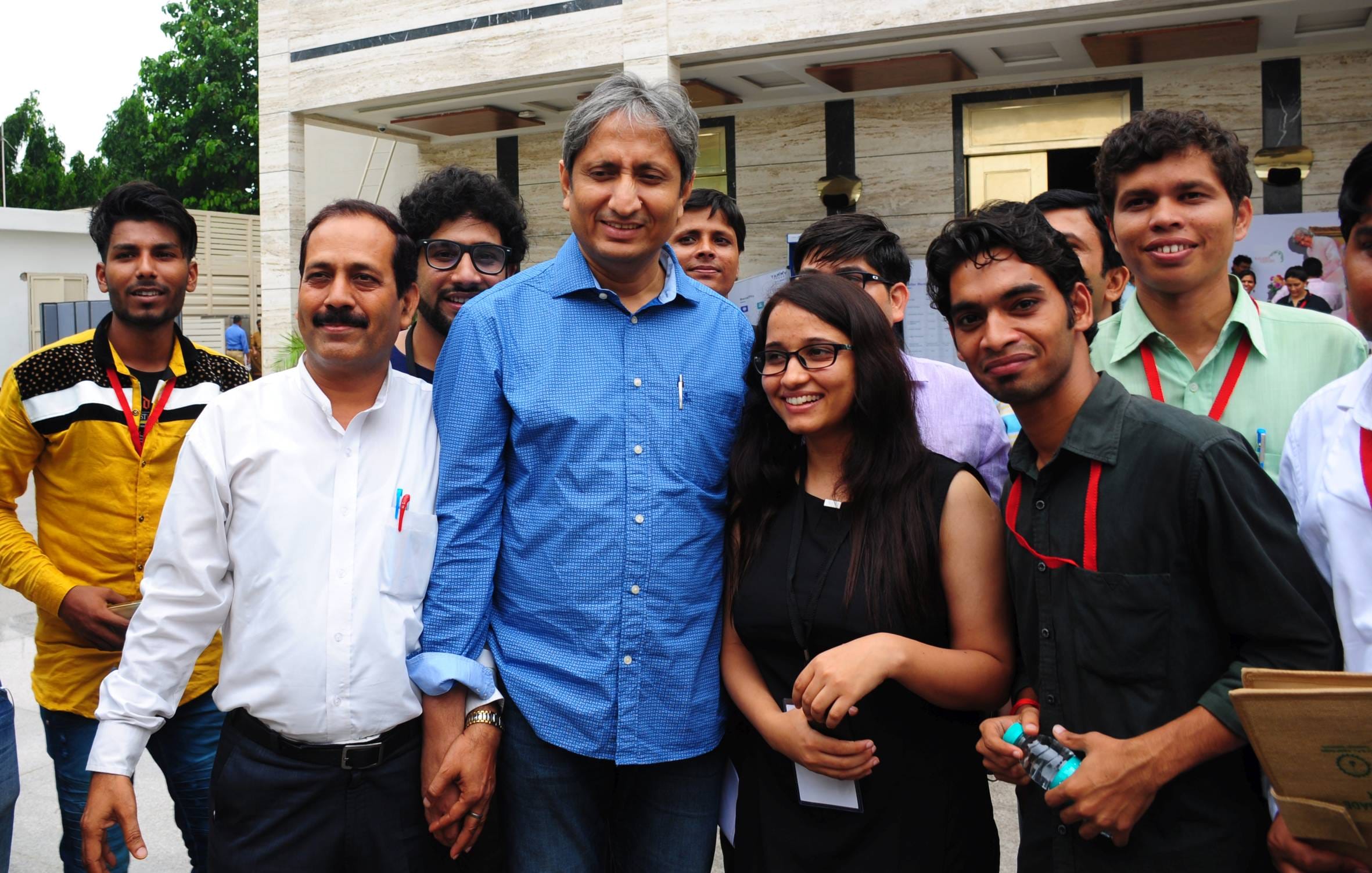  ravish kumar visits lucknow
