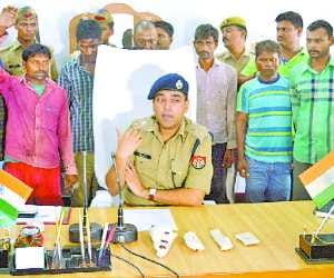 Seven arrested in murder and robbery