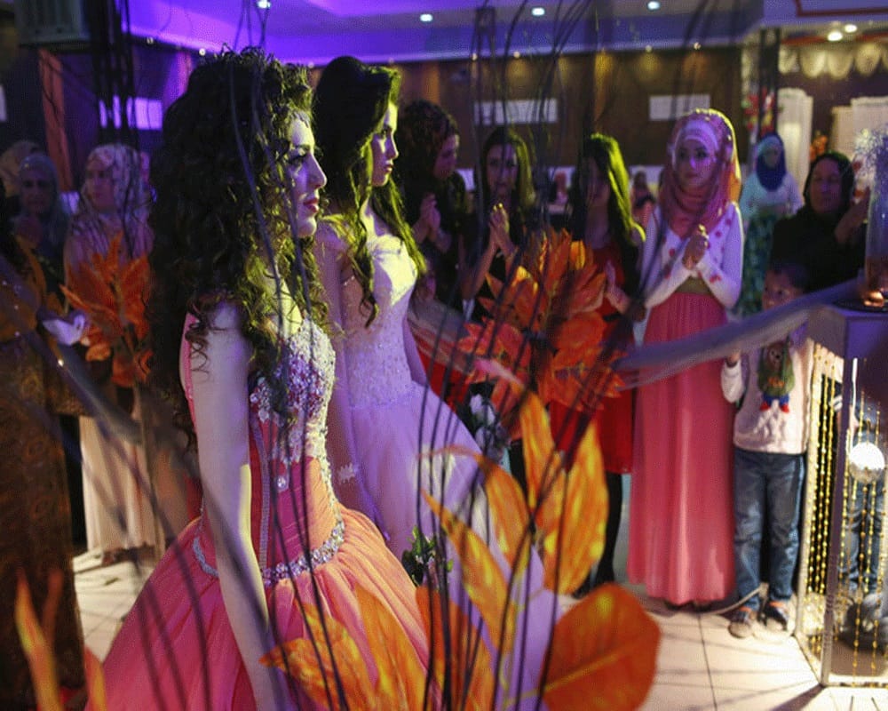 There women merry without groom