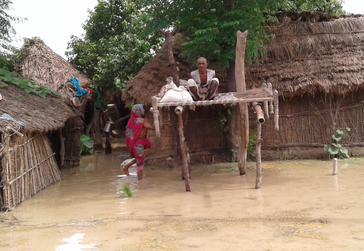 180 villages of sravasti affected by Flood water 