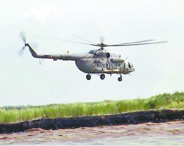 Eight people stranded illegal mining