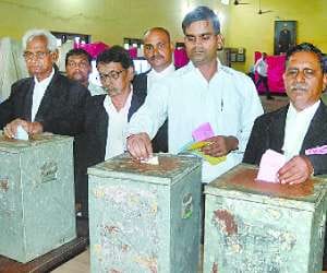 86 per cent voting in the election of the Bar Association