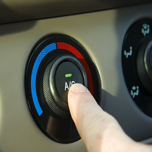 why do not turn on ac immediately after entering in car