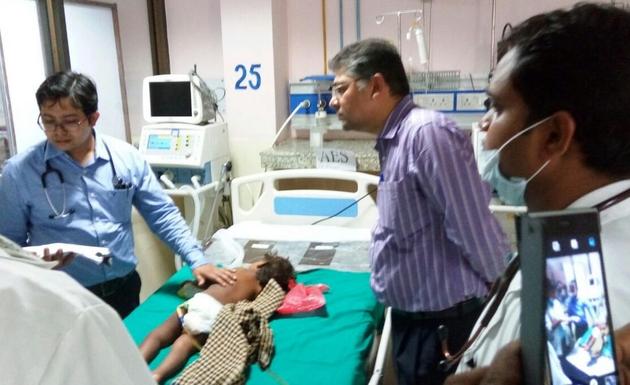 Central team demonds the record of death due to encephalytis