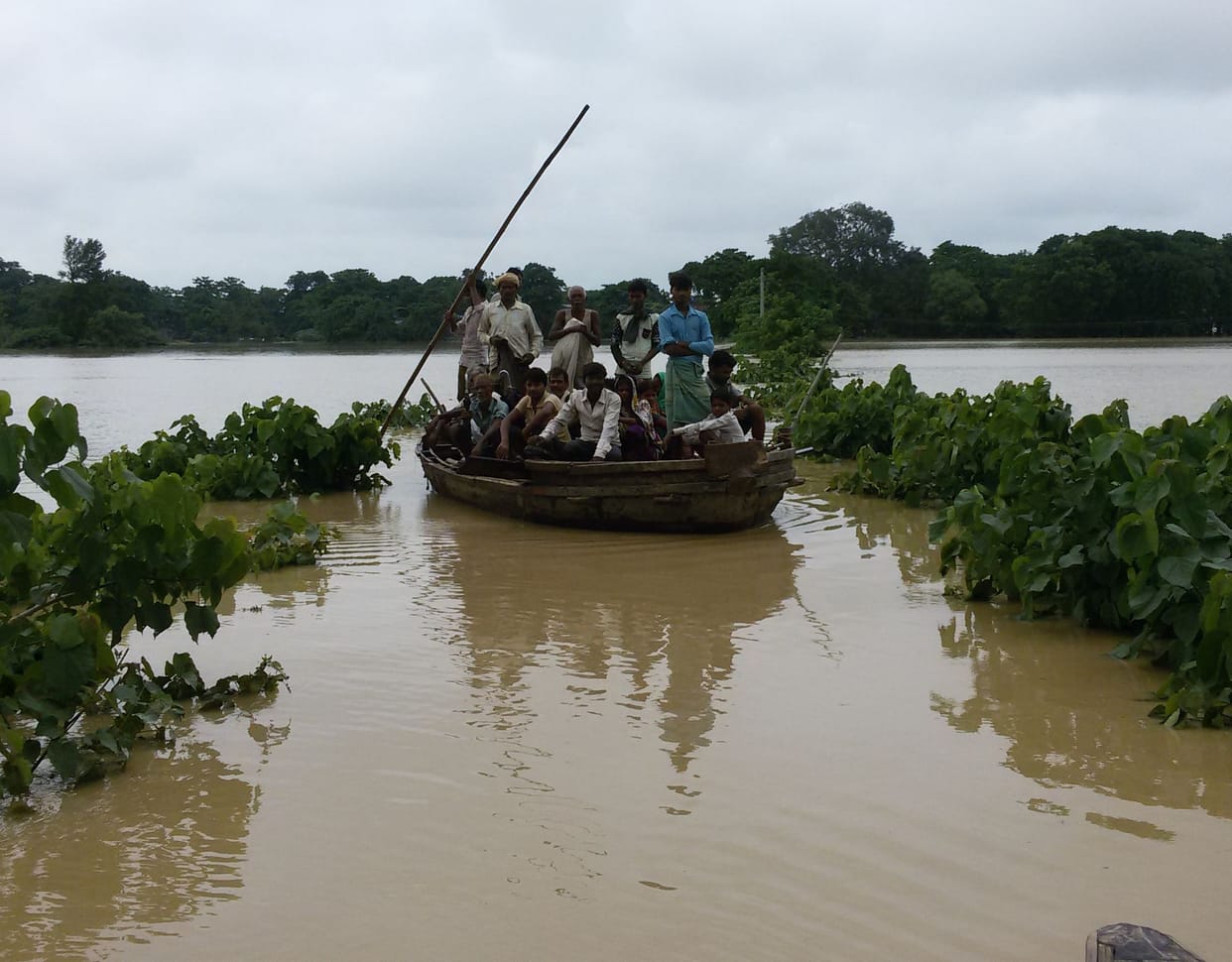 With the growing flood stress