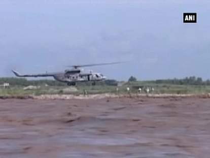 Haryana flood: Seven people rescued by IAF chopper