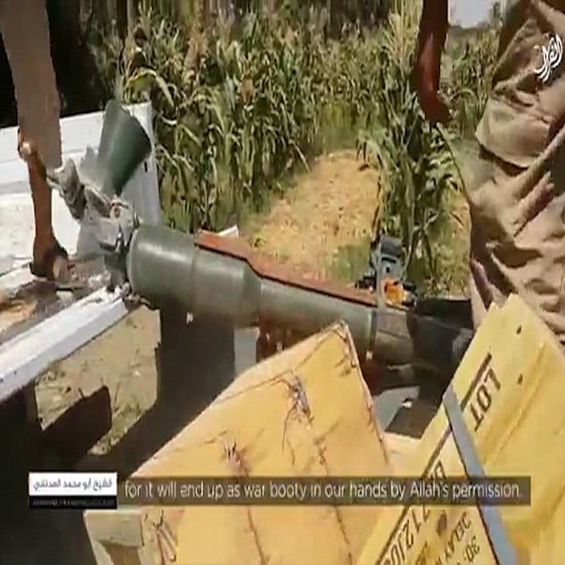 ISIS show off haul of drones and machine guns they have captured from US-backed Syrian forces