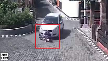 Despite severe accident kid escaped Miraculously
