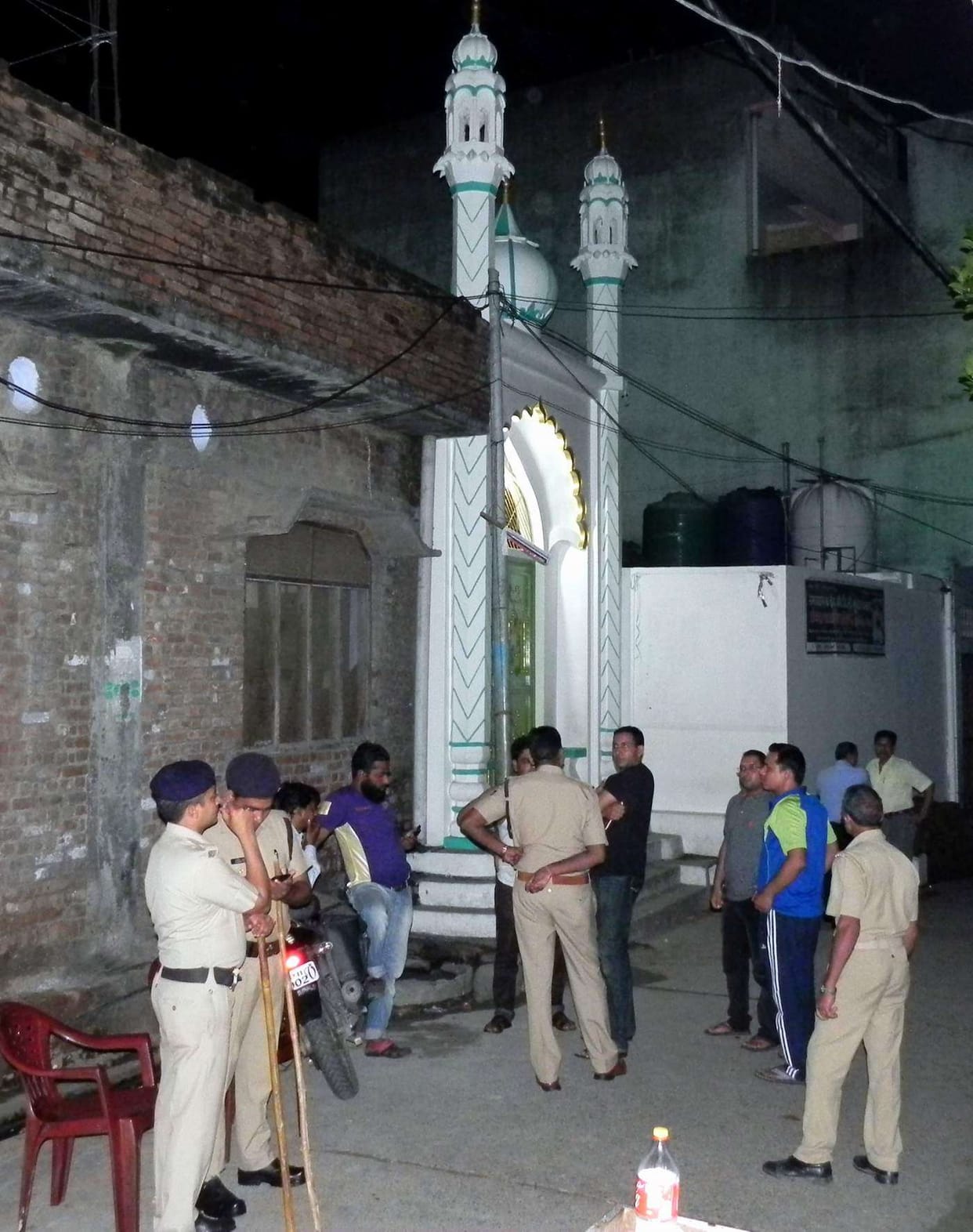 Meat and threatening letter received on Religious sites