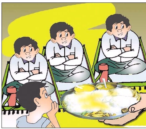 MDM old grain to be given to schools