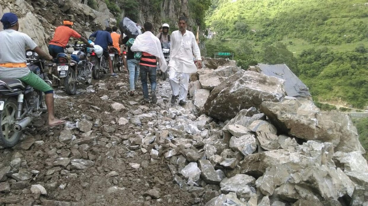 Kamal river in spate temporary culvert book