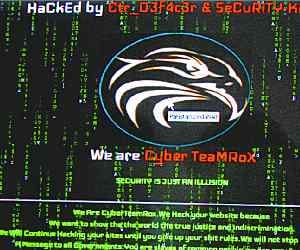 Pakistani hackers again captured on FG College's website  