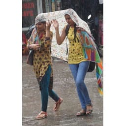 rain, women, enjoy, hisar