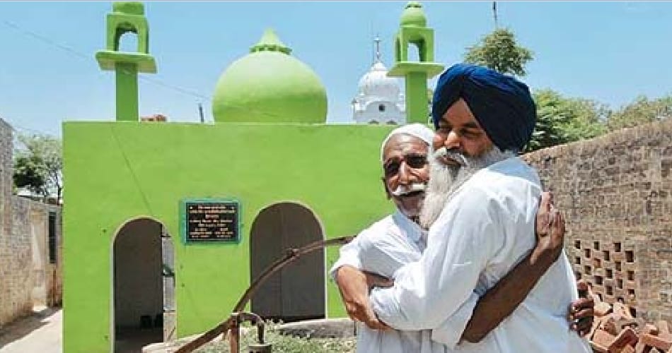 salute to friendship, sikh man constructed masjid in village for muslim friend family