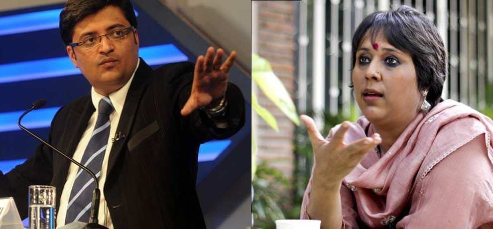 twist came in Barkha and arnab war, the answers given by the famous commentator