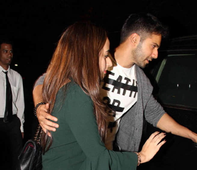 Varun dhawan with girlfriend natasha
