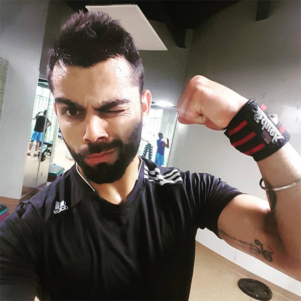 Virat Kohli Pumps In Gym Before Jamaica Test