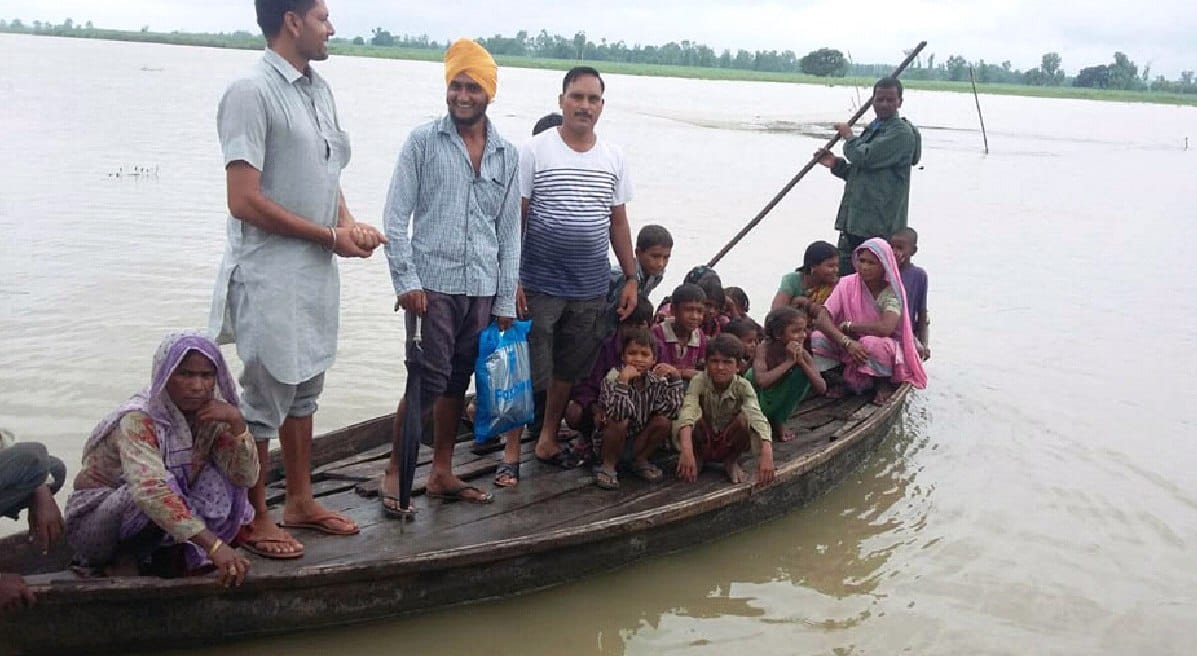 What happened was the fear of flood area dipped friend
