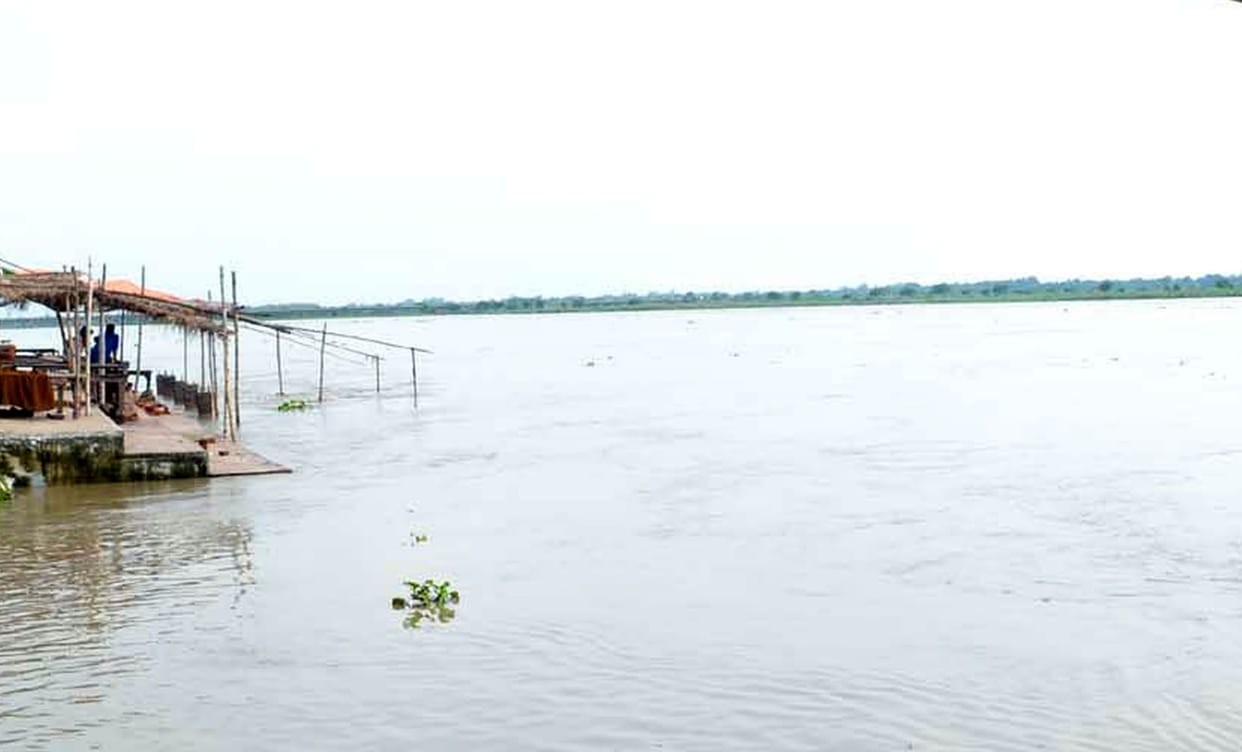 Ganges Increasing to the danger point