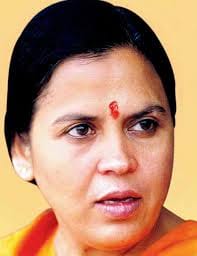 Uma Bharti adopted "hometown"
