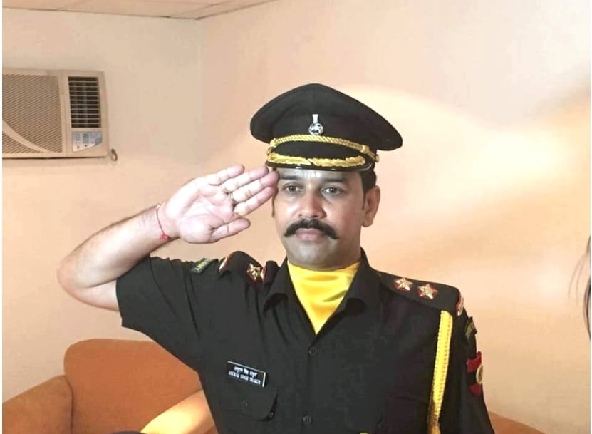 Anurag Thakur becomes first serving MP to join Territorial Army, live photos.