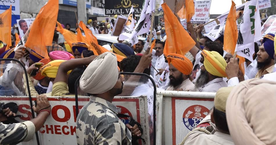 punjab cabinet minister bikram singh majithia shakti pradarshan in amritsar, criticized to kejriwal