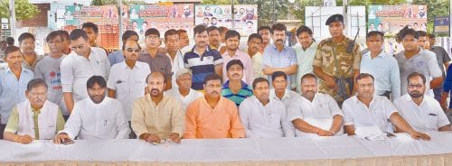 amit shah rally in school hall