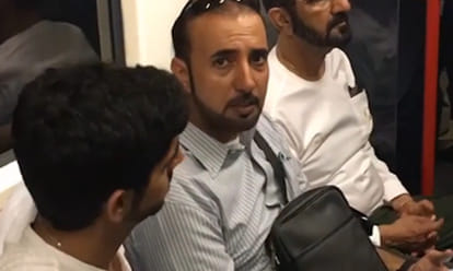 Dubai royalty share family photos of casual Tube ride in London