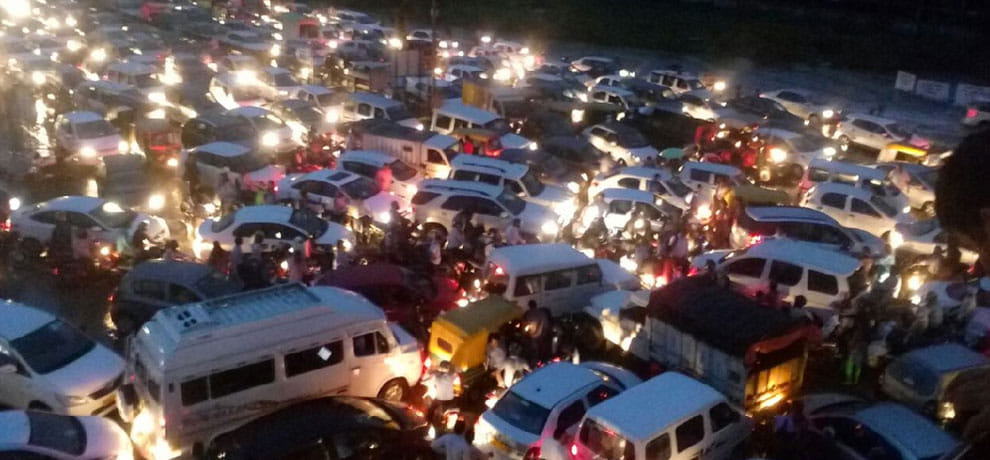 Now people get relief with jam, will make elevated roadsroad