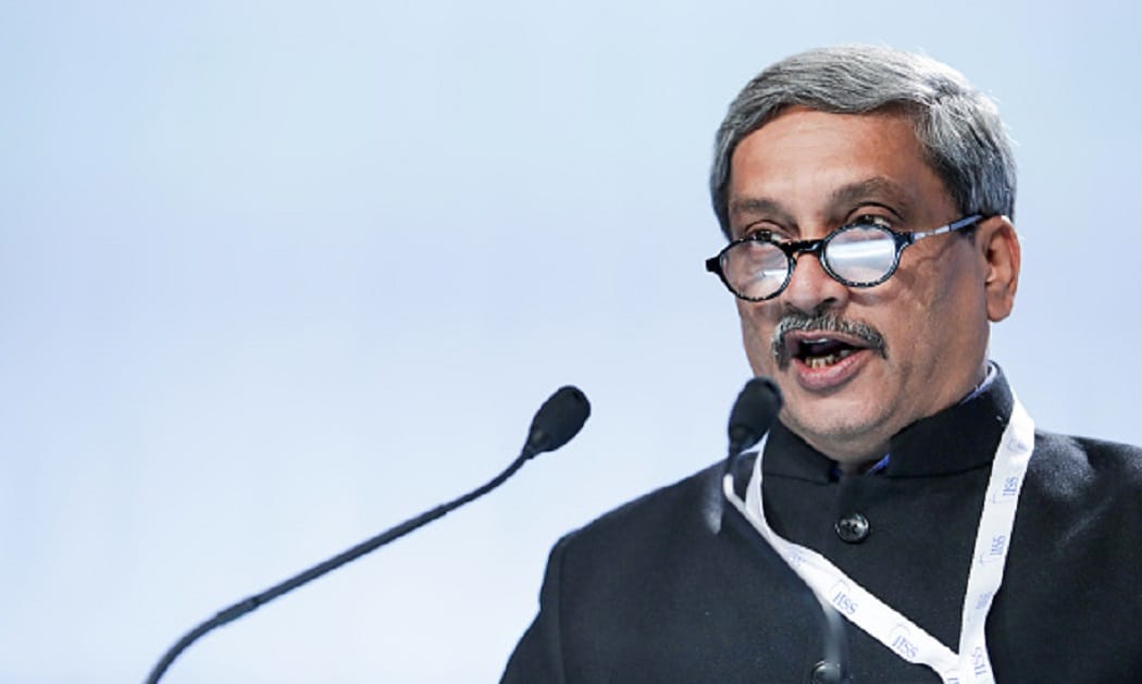 In US, Manohar Parrikar hits out at Pakistan