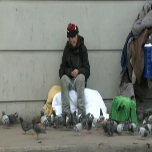 beggar accepts credit card