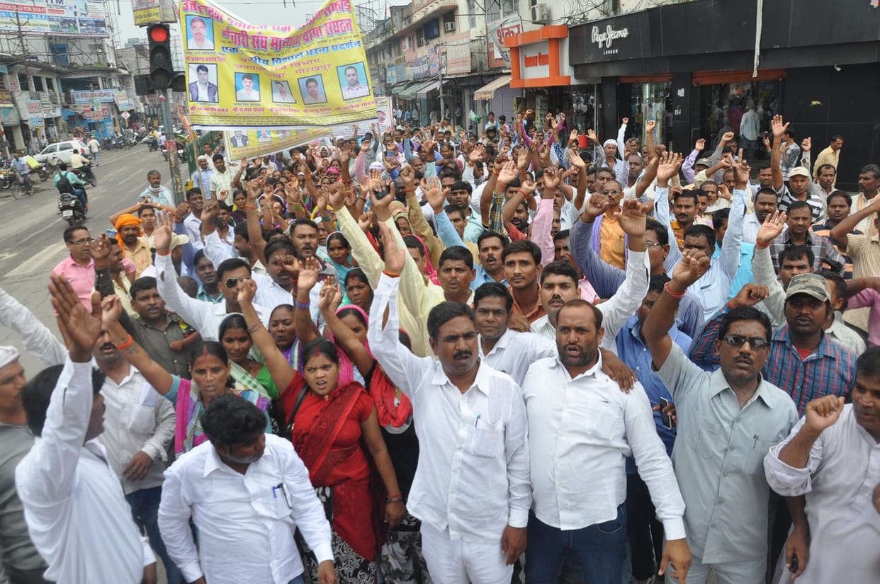 safai karmchari held rally