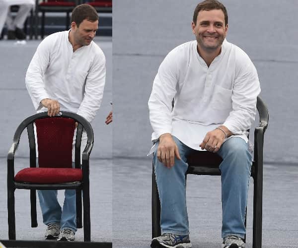 rahul gandhi viral pics during up visit