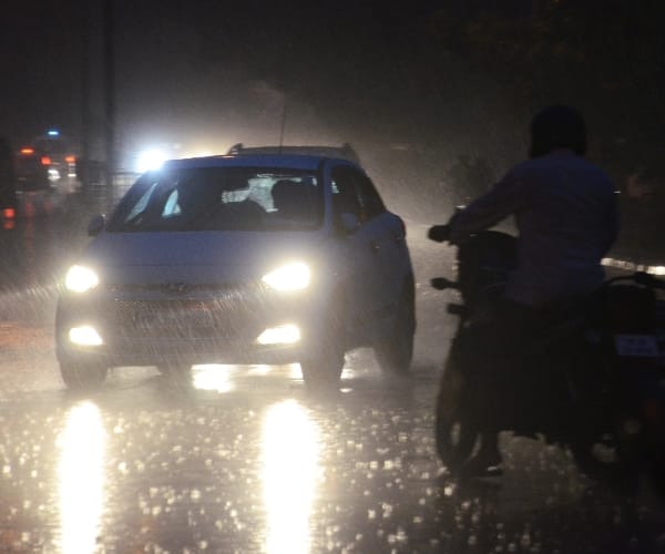 Rain at evening in Lucknow.
