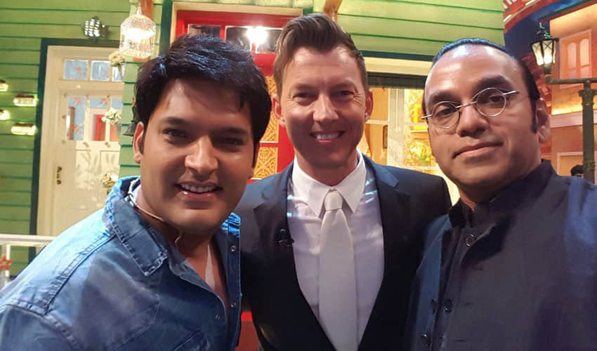 brett lee in kapil sharma show for film promotion