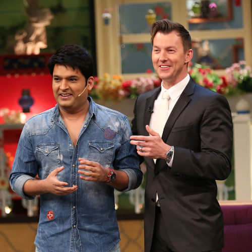 brett lee in kapil sharma show for film promotion